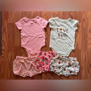 5 Little Girls Shirts & Shorts SUPER CUTE